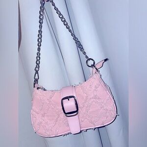Pink Chain Strap Women's Bag